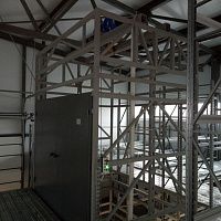 Подъемник в металлокаркасной шахте, 1000 кг, Казань